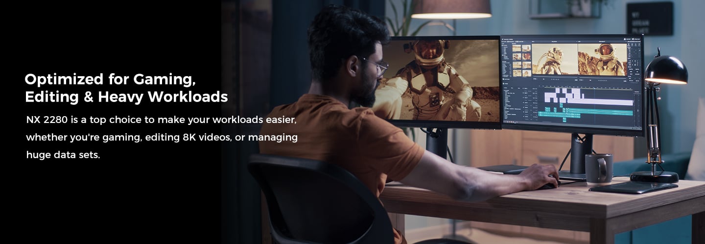 Optimized for Gaming, Editing & Heavy Workloads