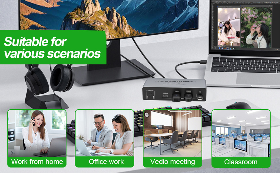 it supports both extended and mirrored modes, but the computer itself needs to support these two m