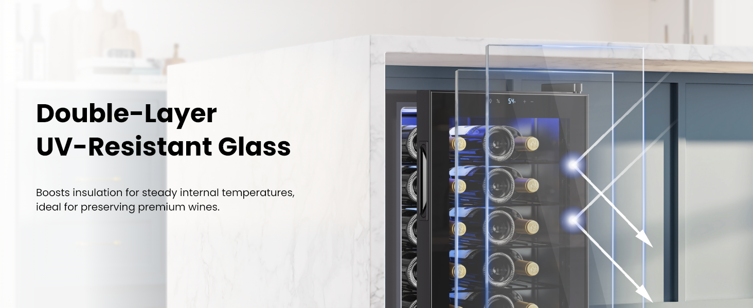 double-layer glass door