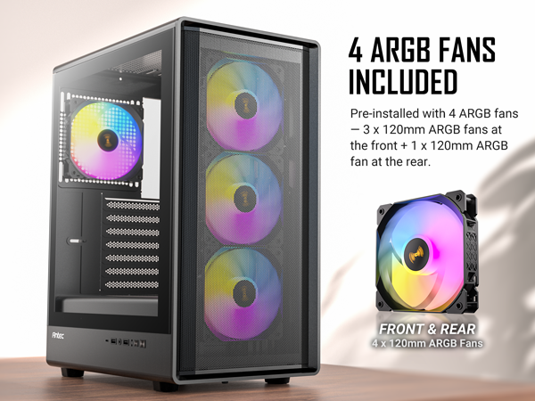 Antec P6 Neo ARGB Mid-Tower ATX PC Case