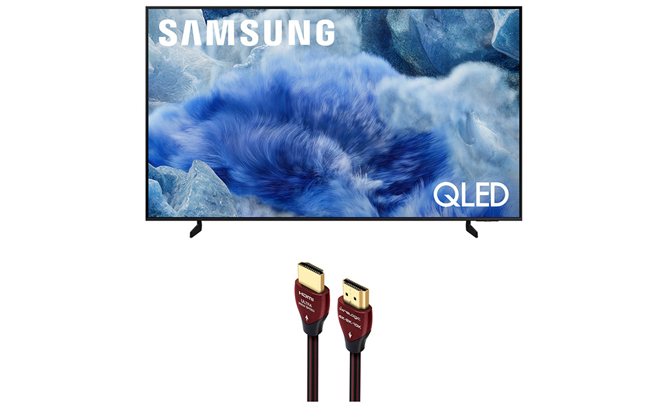Samsung Q8FA Series TV with Wirelogic HDMI Cable