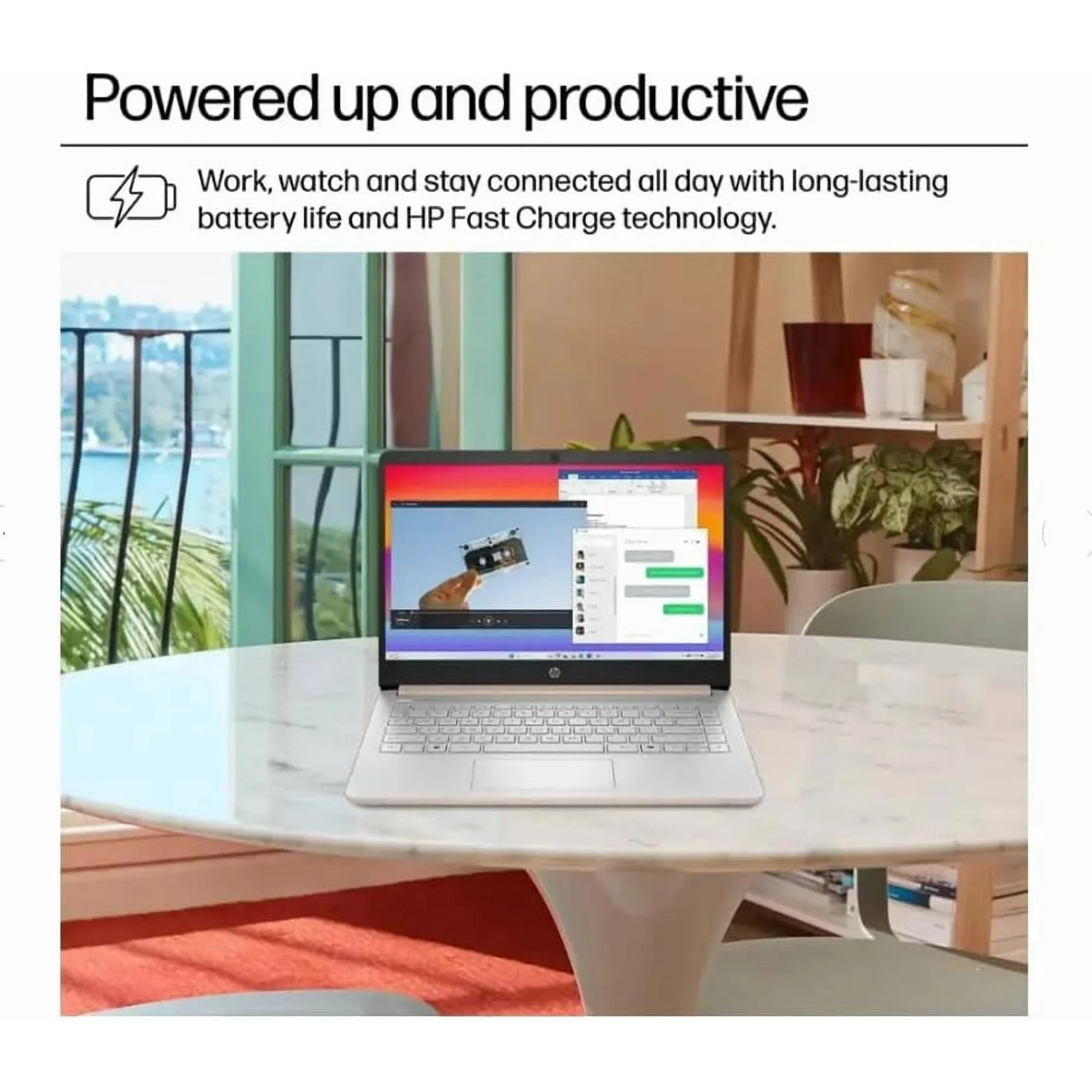 HP 14 HD Intel N150 4GB 8GB 12GB RAM 128GB eMMC WiFi Student Personal Laptop Gold Copilot Windows 11