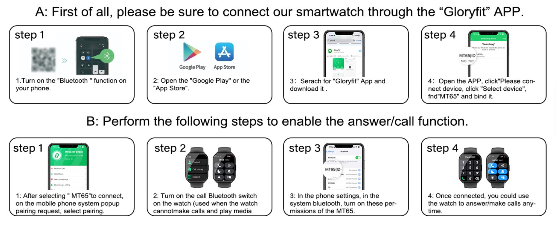 Smart Watch, 1.85"HD Smartwatches (Answer/Make Calls), 100+ Sport Modes with Fitness Tracker