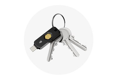 Kensington K64739WW VeriMark NFC+ USB-C Security Key