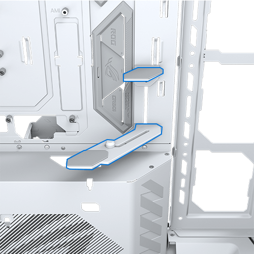 ASUS ROG Cronox ARGB Gaming PC Case - White