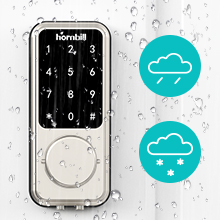 Ready For All Weathers   With an IP65 weatherproof rating, Smart Lock built to withstand low and hig
