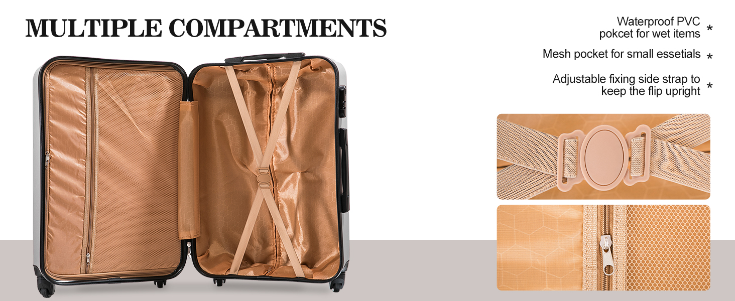4 Piece Hardshell Luggage Set