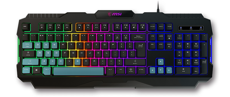 MSI FORGE GK100 Wired Gaming Keyboard
