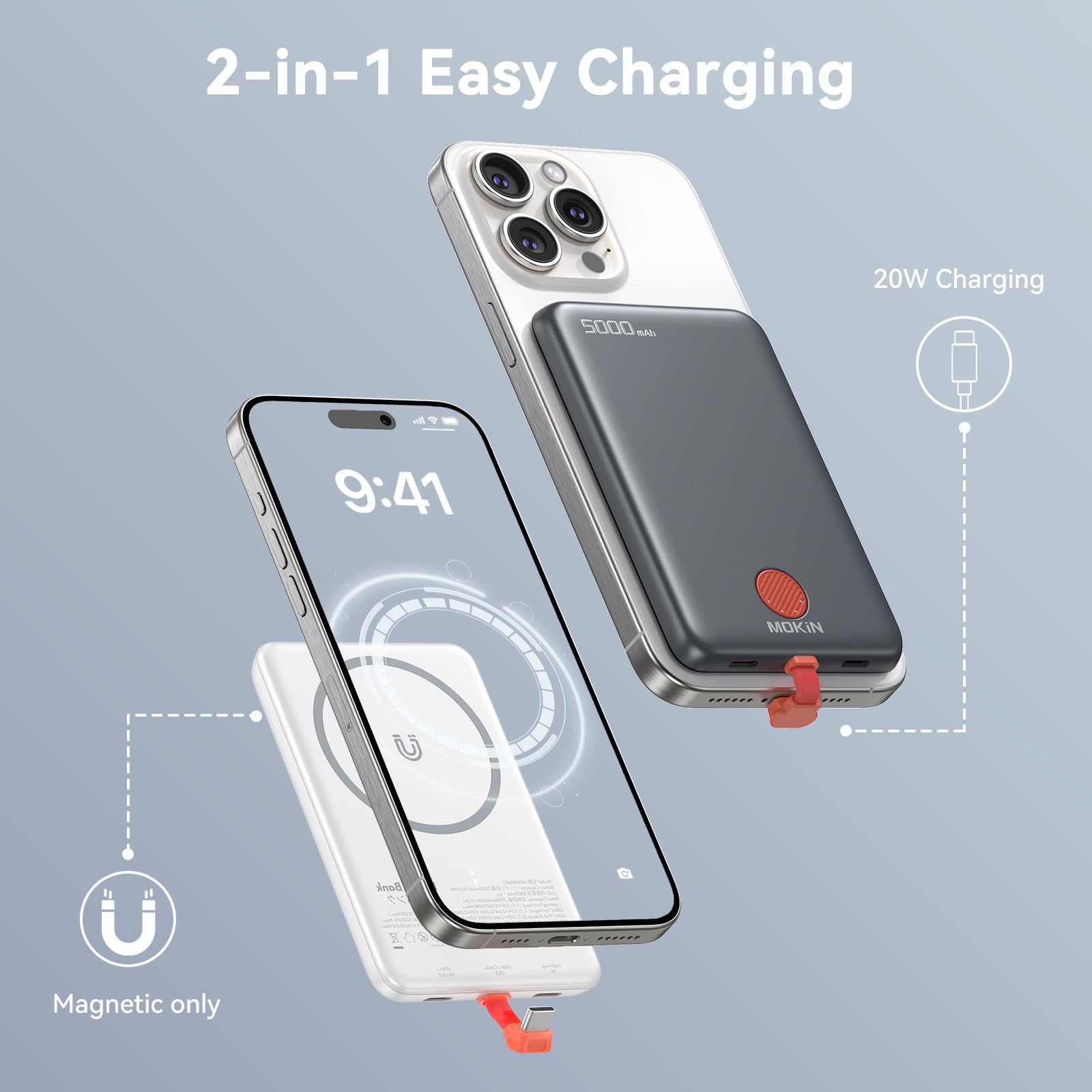 2 in 1 easy chargIng