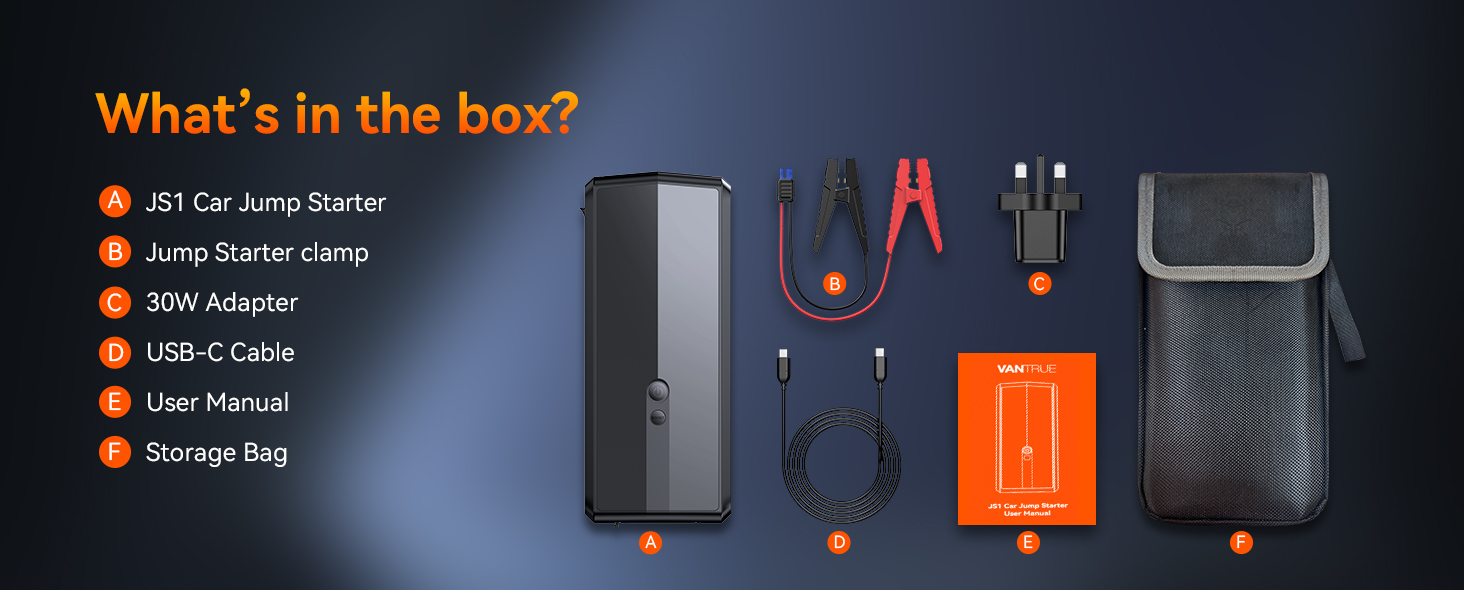 Vantrue Jump Starter