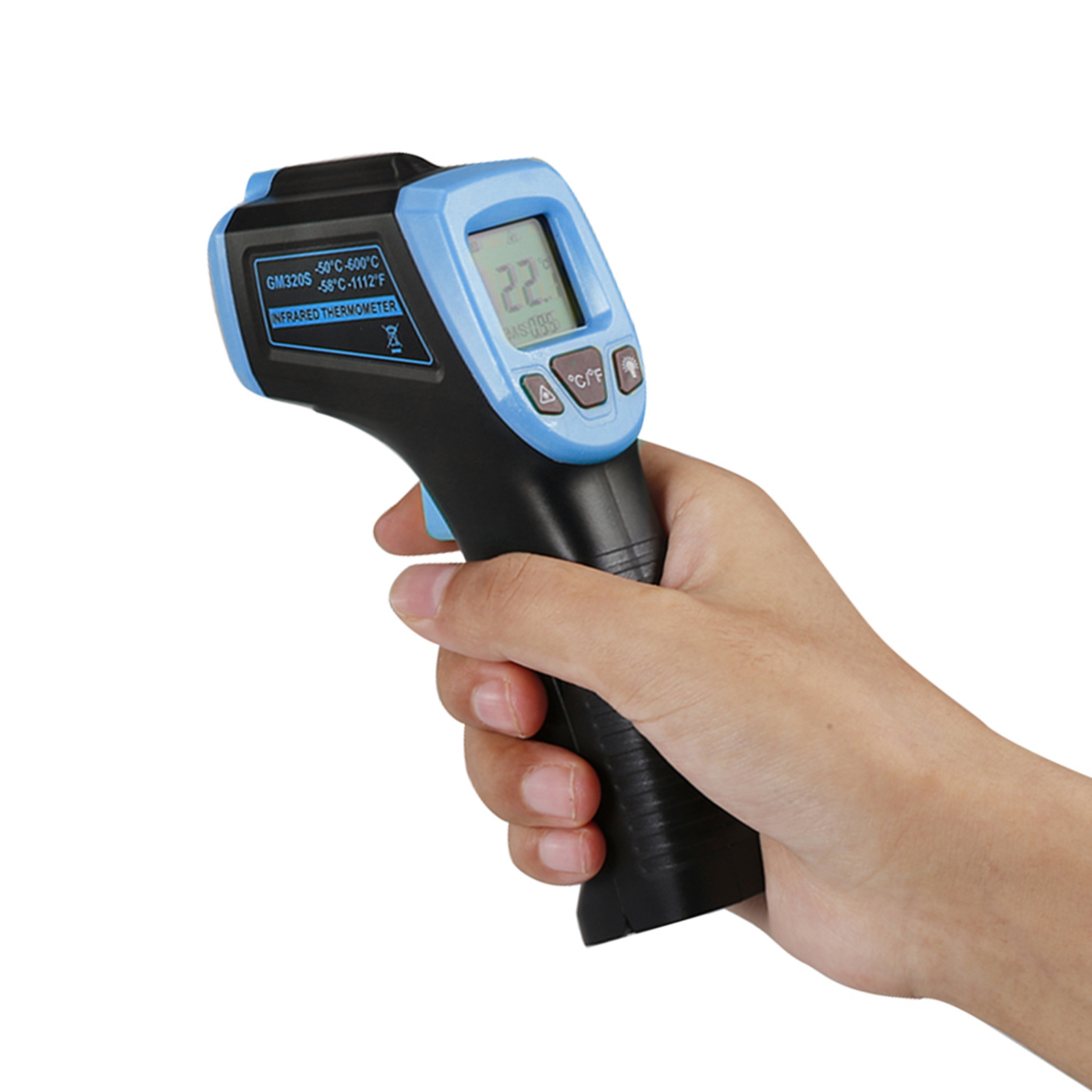 Digital Infrared Thermometer IR Industrial LCD Temperature Gun