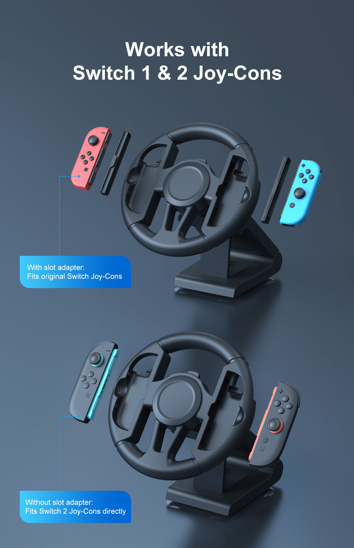 Works with Switch 1 & 2 Joy-Cons