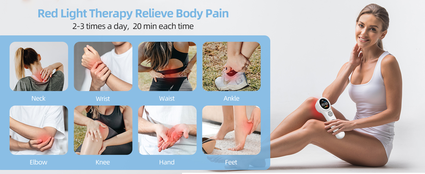 Red Light Therapy Relieve Body Pain
