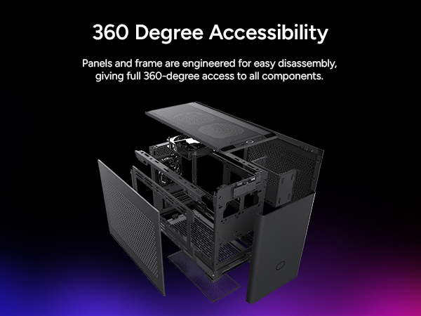 Cooler Master NR200 SFF Small Form Factor Mini-ITX Case 