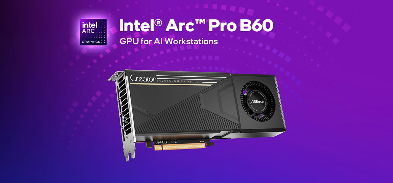  ASRock Intel Arc Pro B60 CT 24GB Graphics Card