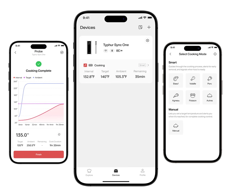 Typhur Sync One Smart Wireless Meat Thermometer