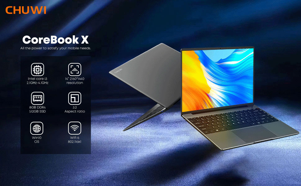 Le Chuwi CoreBook X bascule vers le Core i3-1215U