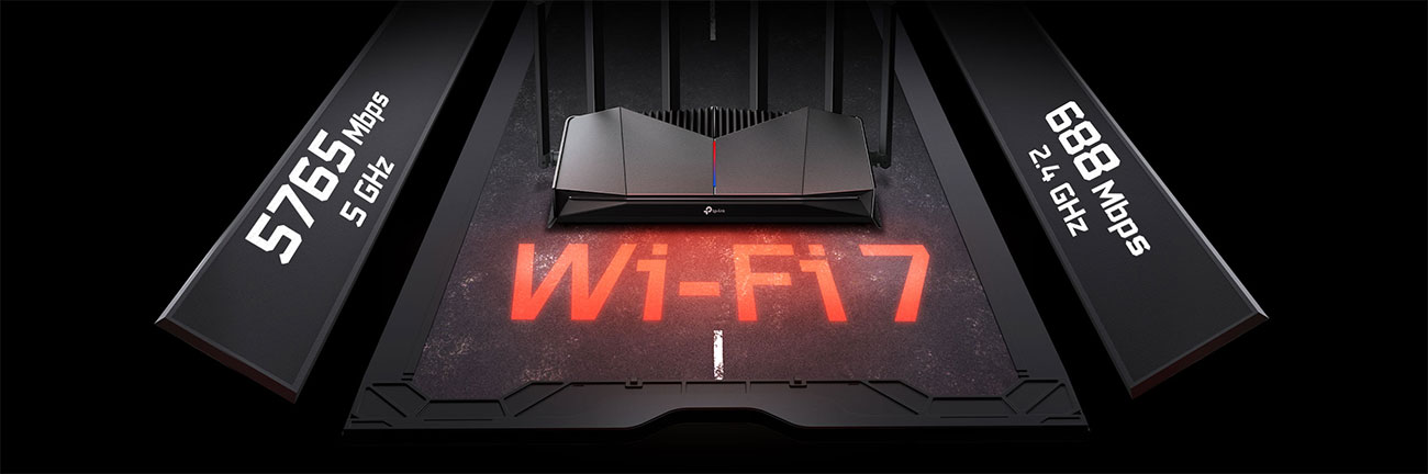 TP-Link Archer GE400 BE6500 Wireless Dual-Band WiFi 7 Gaming Router