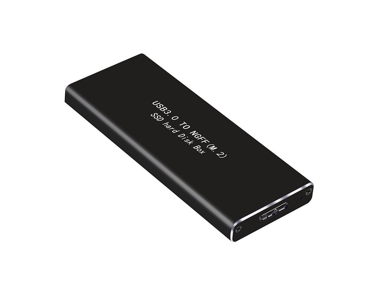 M.2 NGFF a USB3.0 Adaptador SSD externo 1TB SSD Estuche para 2230/2242 M.2  B-key SSD Ndcxsfigh Para estrenar