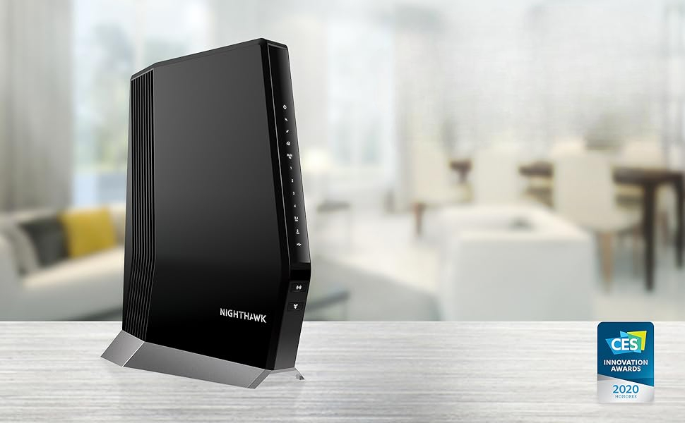 Netgear Nighthawk CAX80-100NAS AX6000 DOCSIS 3.1 Two-in-One Cable Modem + WiFi Router