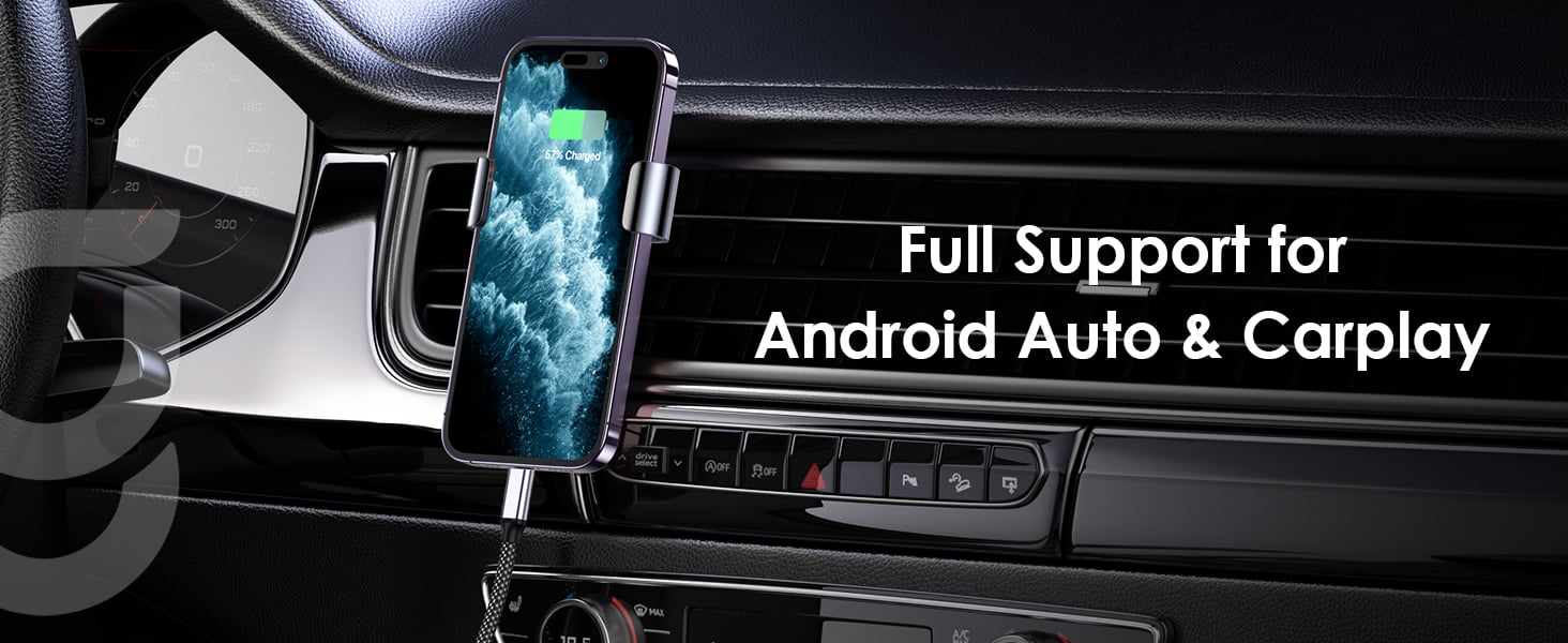 Full Support for Android Auto & Carplay