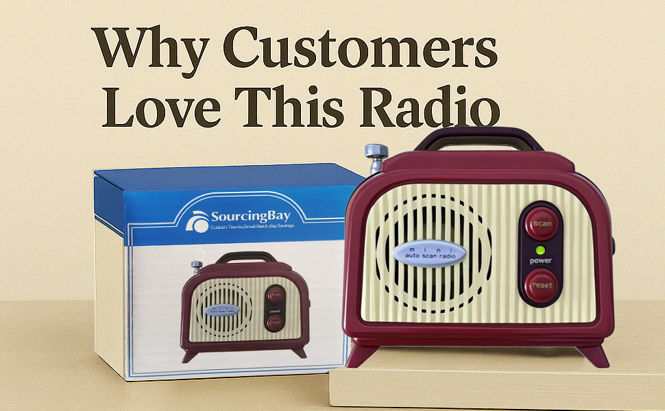 mini retro radio