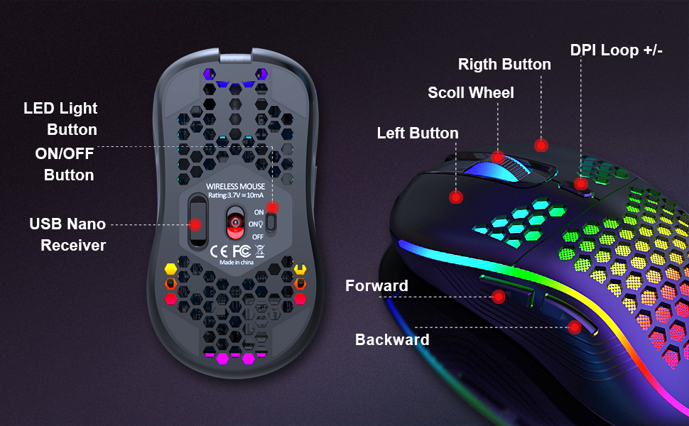 2.4g wireless mouse