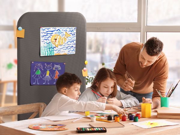 standing divider steel for classroom