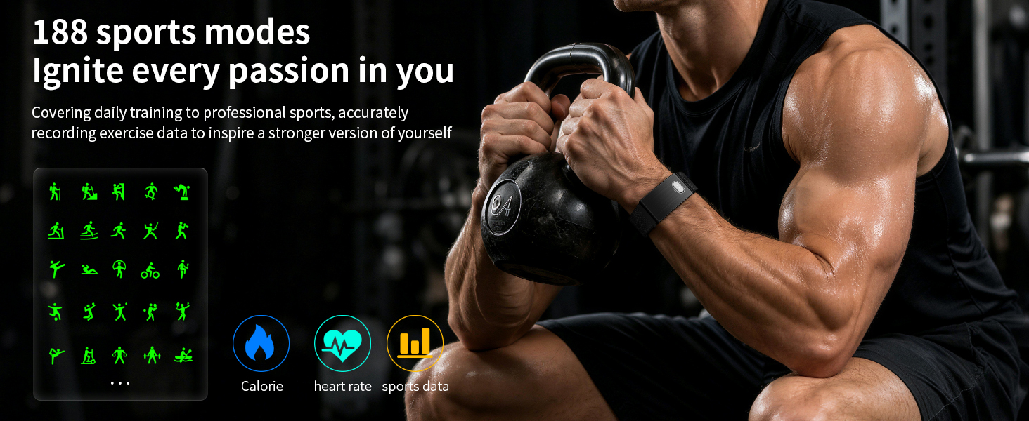 IP68 Waterproof, Supports Swimming & Outdoor Sports