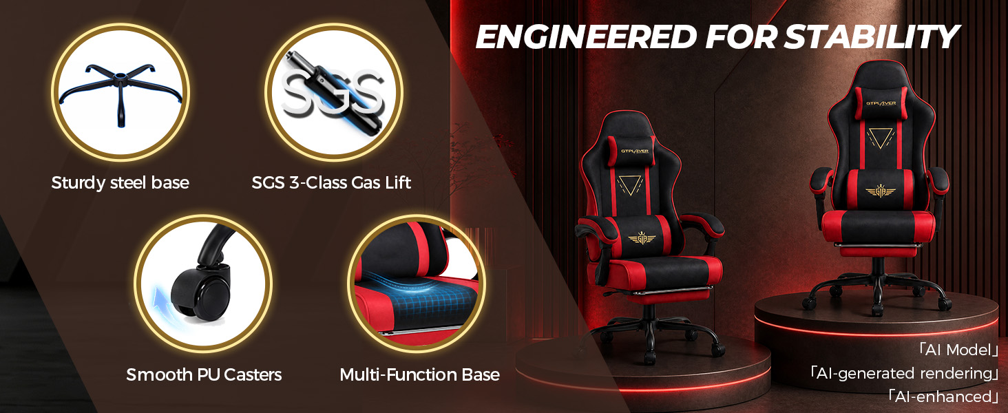 Video Gaming Chair Fabric