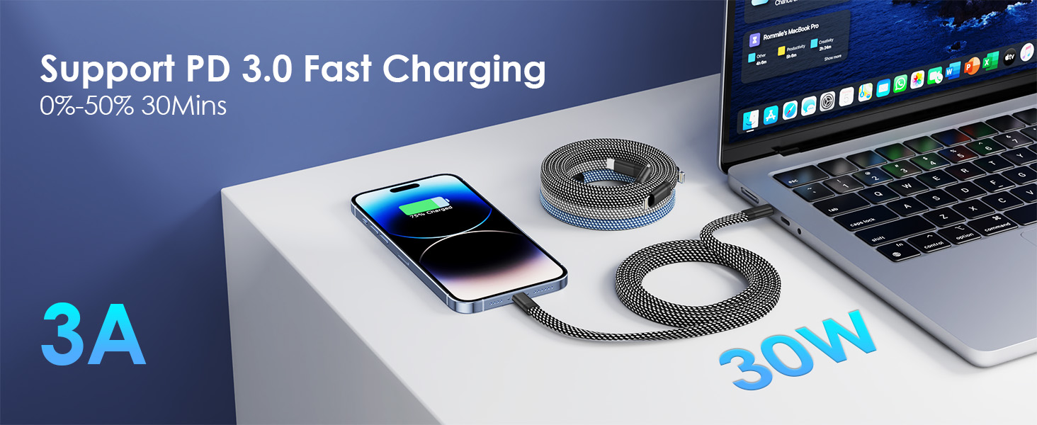 Support PD 3.0 Fast Charging