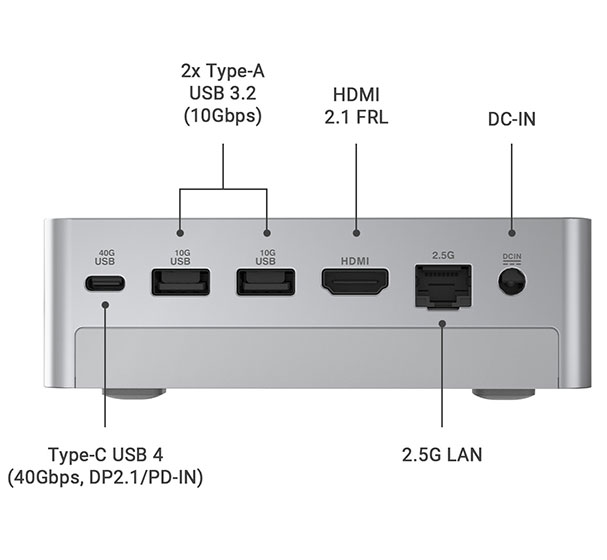 ASUS Ascent QN10 Full System Mini PC