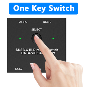 No need to worry about plugging and unplugging, switching can be done at the touch of a button.