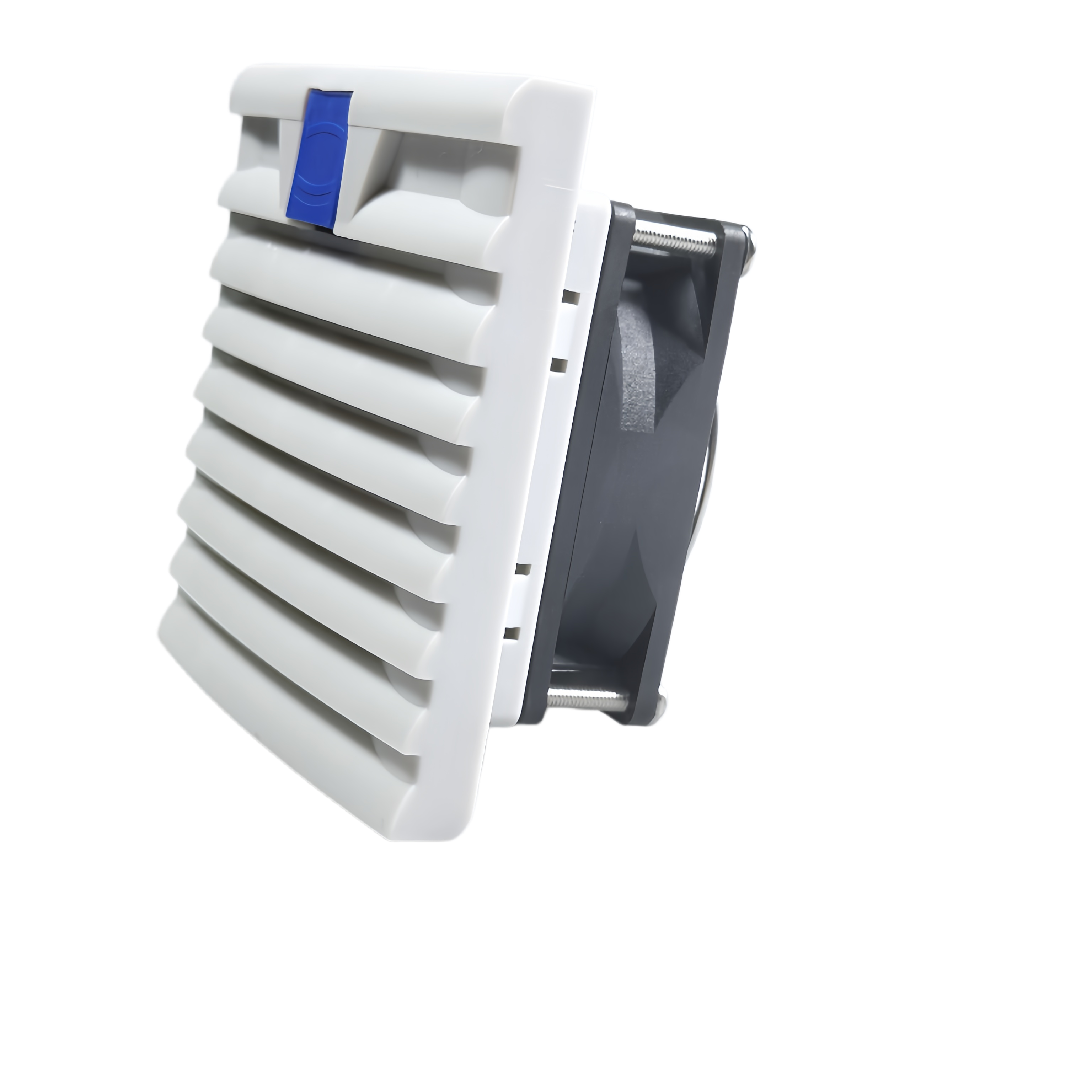 801EC8025 housing and fan assembly side view