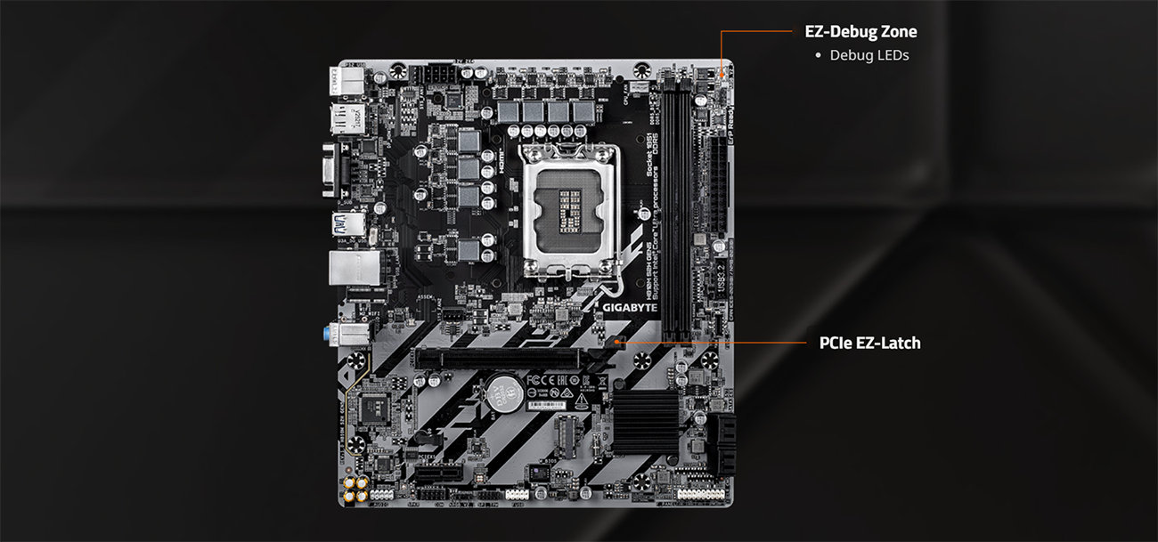 GIGABYTE H810M S2H GEN5 Motherboard