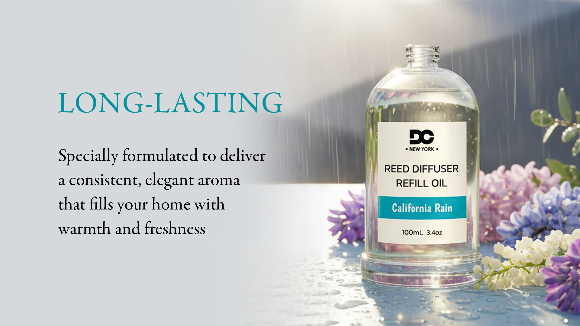 California rain reed diffuser refill oil long lasting