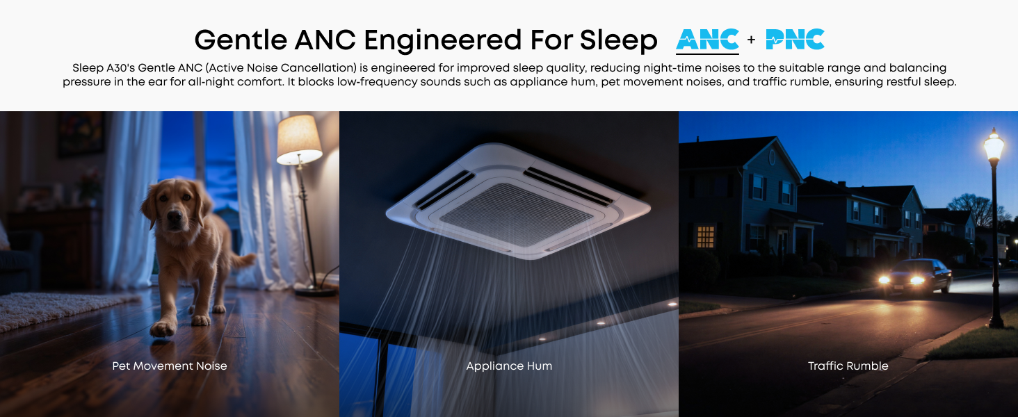 Gentle ANC Engineered For Sleep