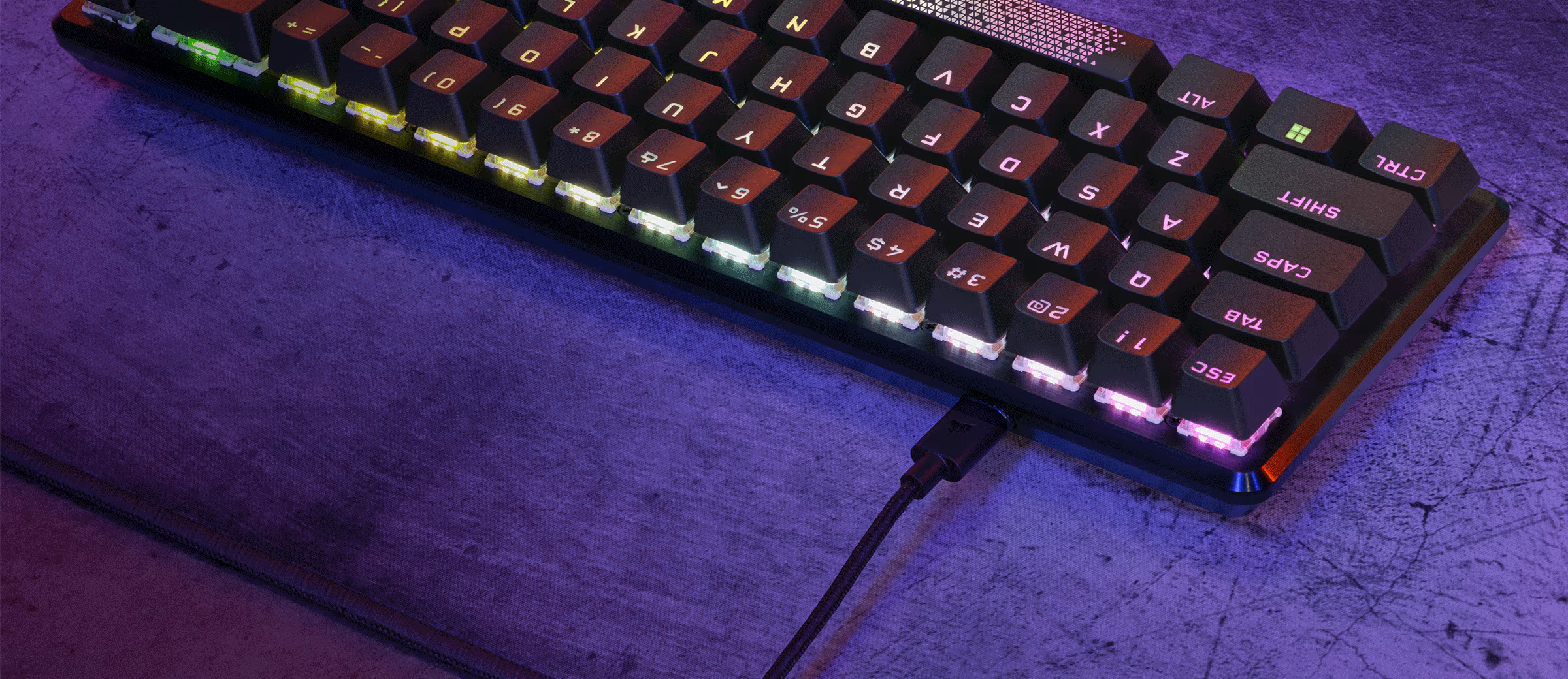 Corsair K65 PRO Mini RGB 65% Optical-Mechanical Wired Gaming Keyboard