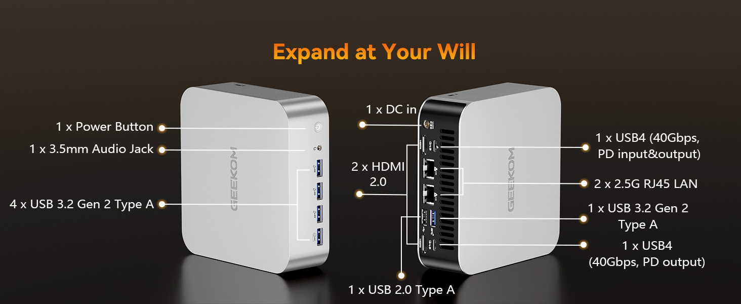 GEEKOM A8 MAX Mini PC