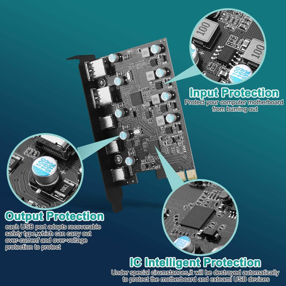USB PCI Express Card PCIe