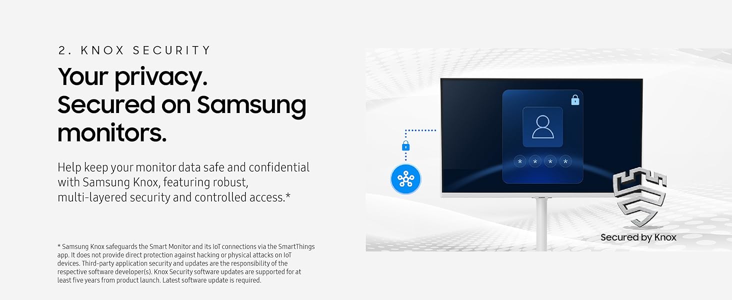 SAMSUNG Movingstyle M7 Smart Monitor with Adjustable Rolling Stand