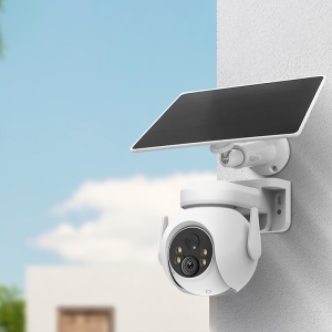 inLifeCam 3.0MP Tuya Smart APP Outdoor Pan Tilt PTZ Battery Solar Panels Full Color Night IP Camera