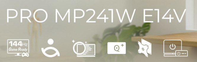 MSI PRO MP241W E14V Computer Monitor