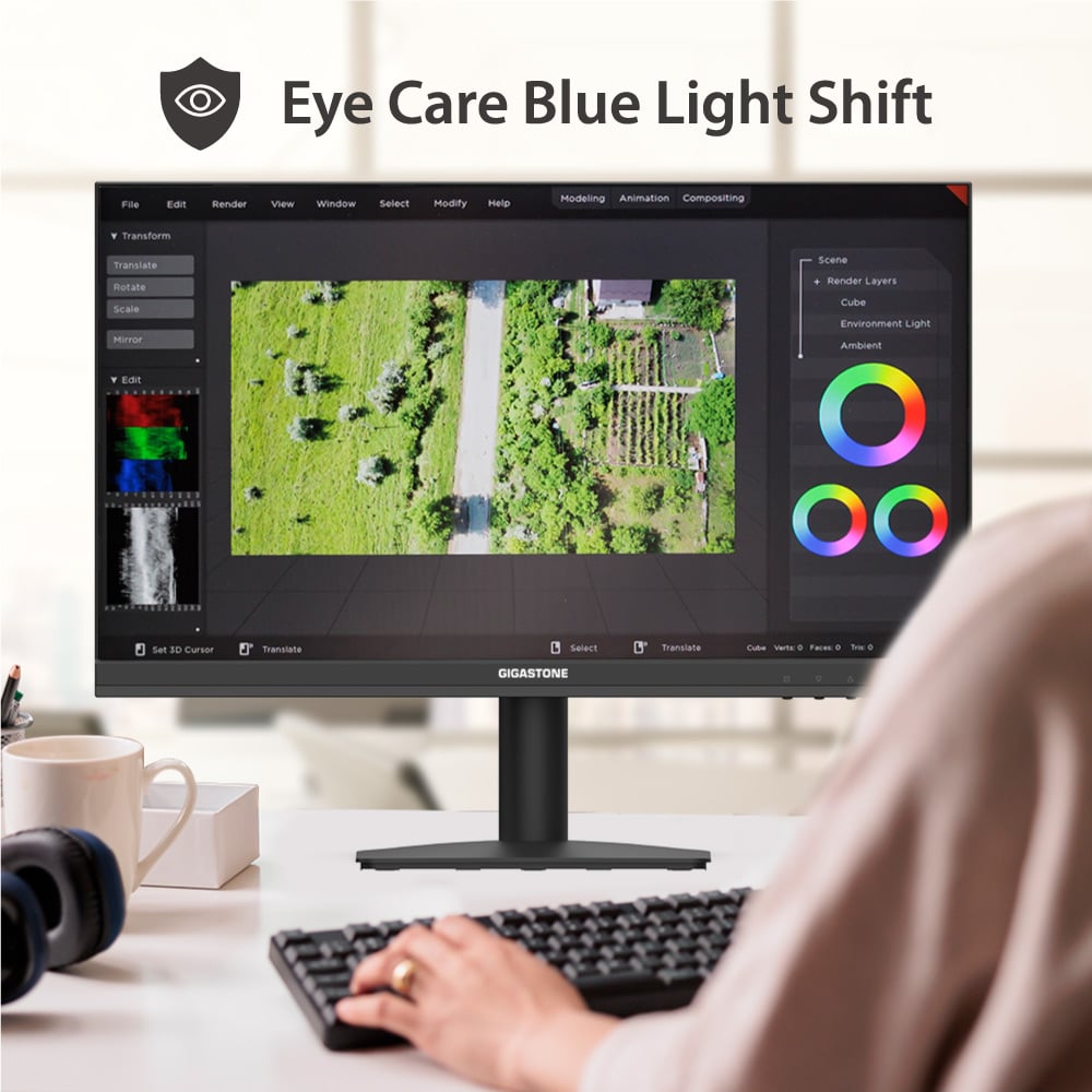 eye care blue light shift
