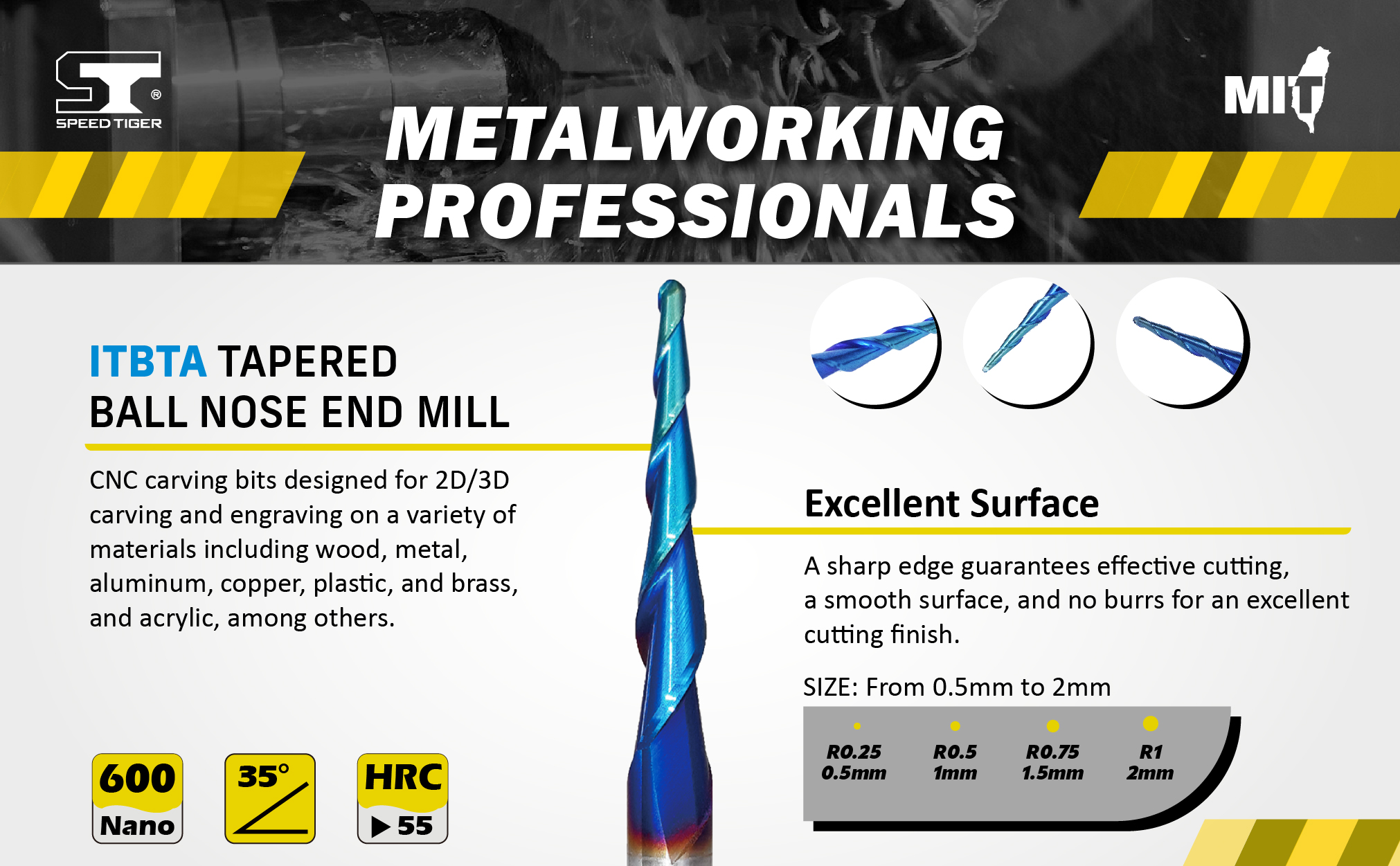 norseman drill bit set driver milling machine accessories carbide end mill combo 6mm 10mm bosch cnc
