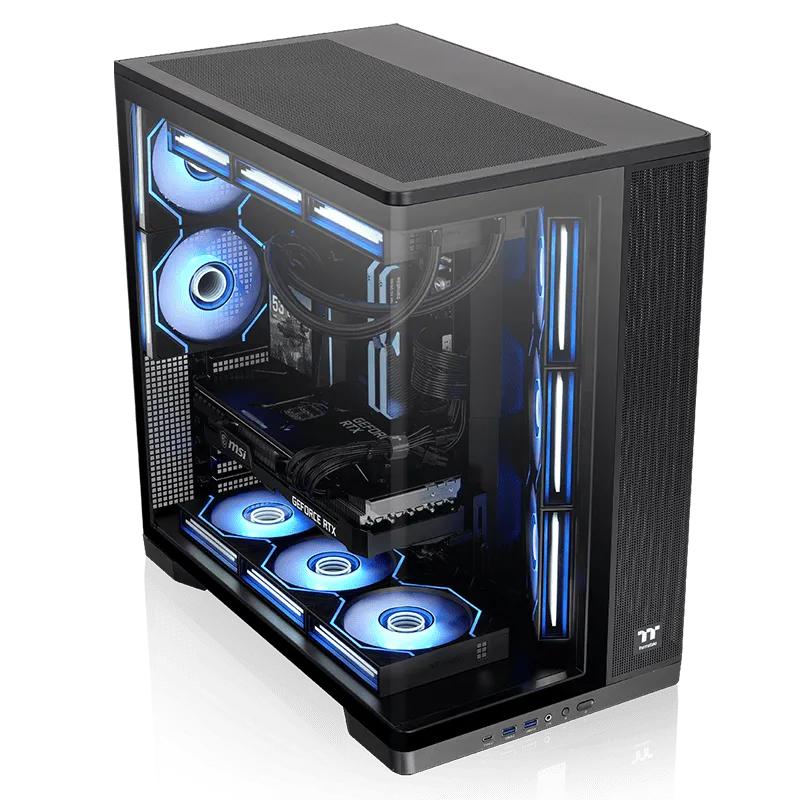 Thermaltake Arcus 380 TG ARGB Mid Tower Chassis - Black