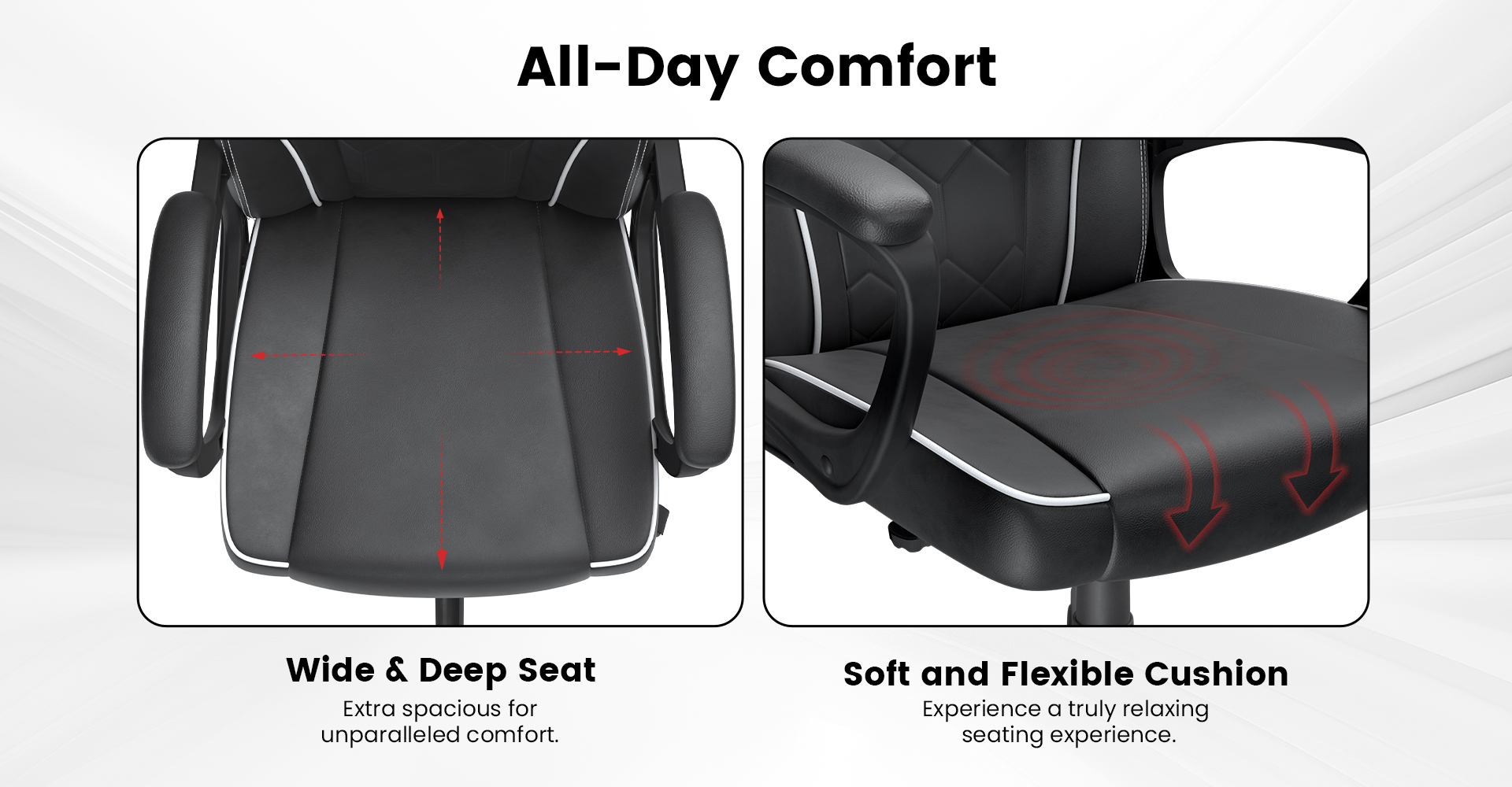ACGAM Gaming Office Chair with Armrest