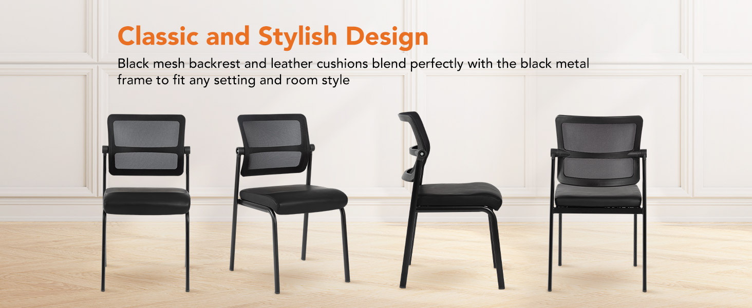 Armless Waiting Room Chair