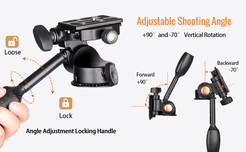 360°Single Handle Hydraulic Ball Head