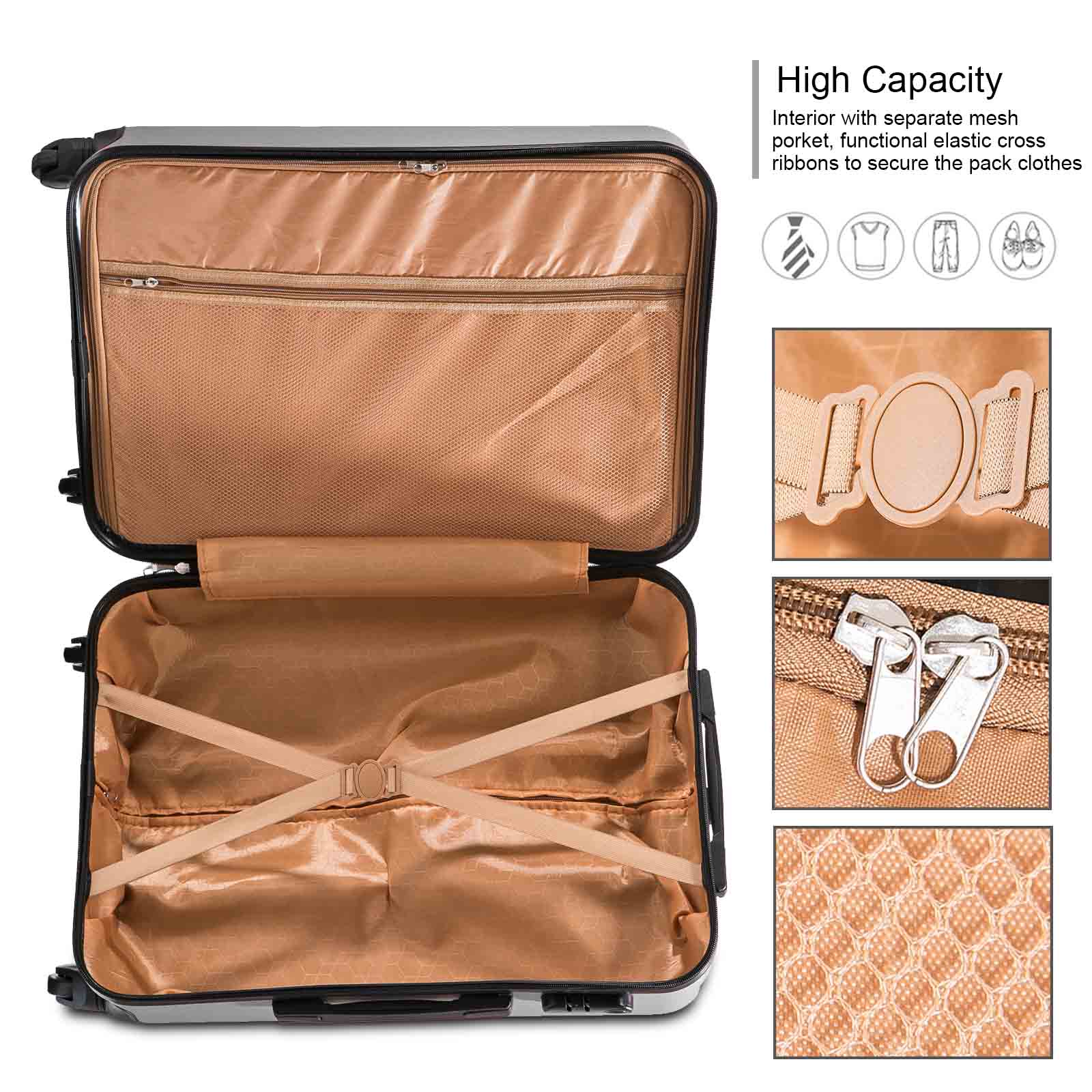 4 Piece Hardshell Luggage Set